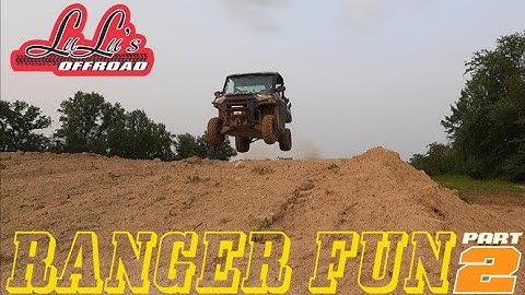 Having fun in the Polaris Ranger Xp 1000 Part 2 - Track Style....Will it Survive?
