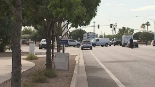 Series of armed robberies ends with suspect, bystander dead