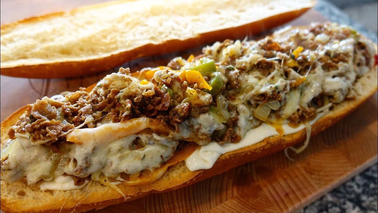 Homemade Philly Cheesesteak with Everything seasoning Hoagie. : r/FoodPorn