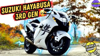 SUZUKI HAYABUSA GEN 3😻1ST GEAR LA 130KMPH🥵HILL HOLD ASSIST🤯AKRAPOVIC EXHAUST🔥