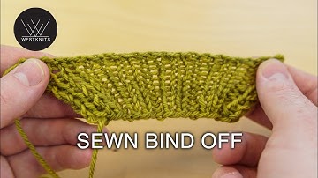 Sewn Bind Off - Knitting Tutorial