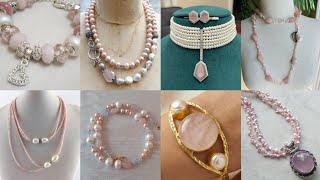 Soft, Romantic & Timeless 😍— Rose Quartz & Pearl Jewelry That Steals Your Heart screenshot 2