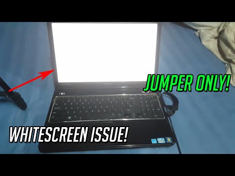 LAPTOP WHITE SCREEN PROBLEM  JUMPER ONLY  TAGALOG