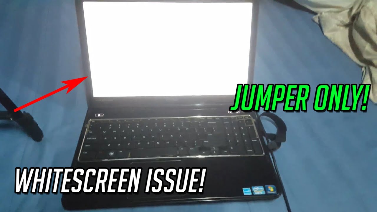 Laptop White Screen Problem Jumper Only Tagalog Youtube