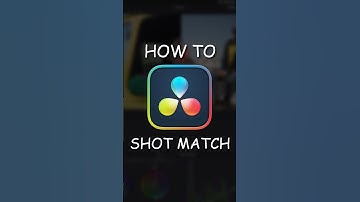 How to SHOT MATCH in Davinci Resolve!🧑‍💻🤝 #davinciresolve