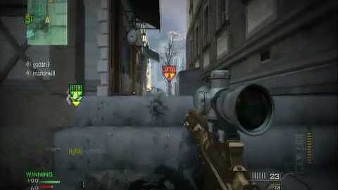 Mw3 Gold msr gameplay