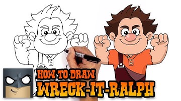 How to Draw Wreck-It-Ralph | Art Tutorial