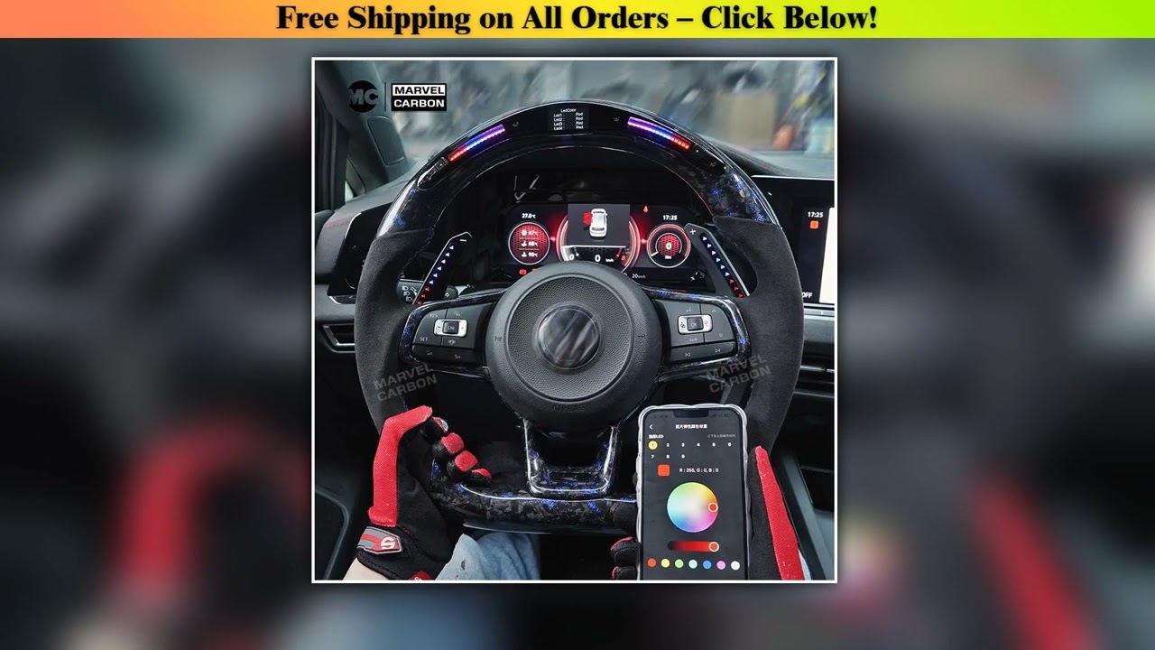 TDD Smart LED  Paddle Shifter Model Smart ONE for VW GTI GOLF MK7 MK7.5 Wholesale Best Quality New