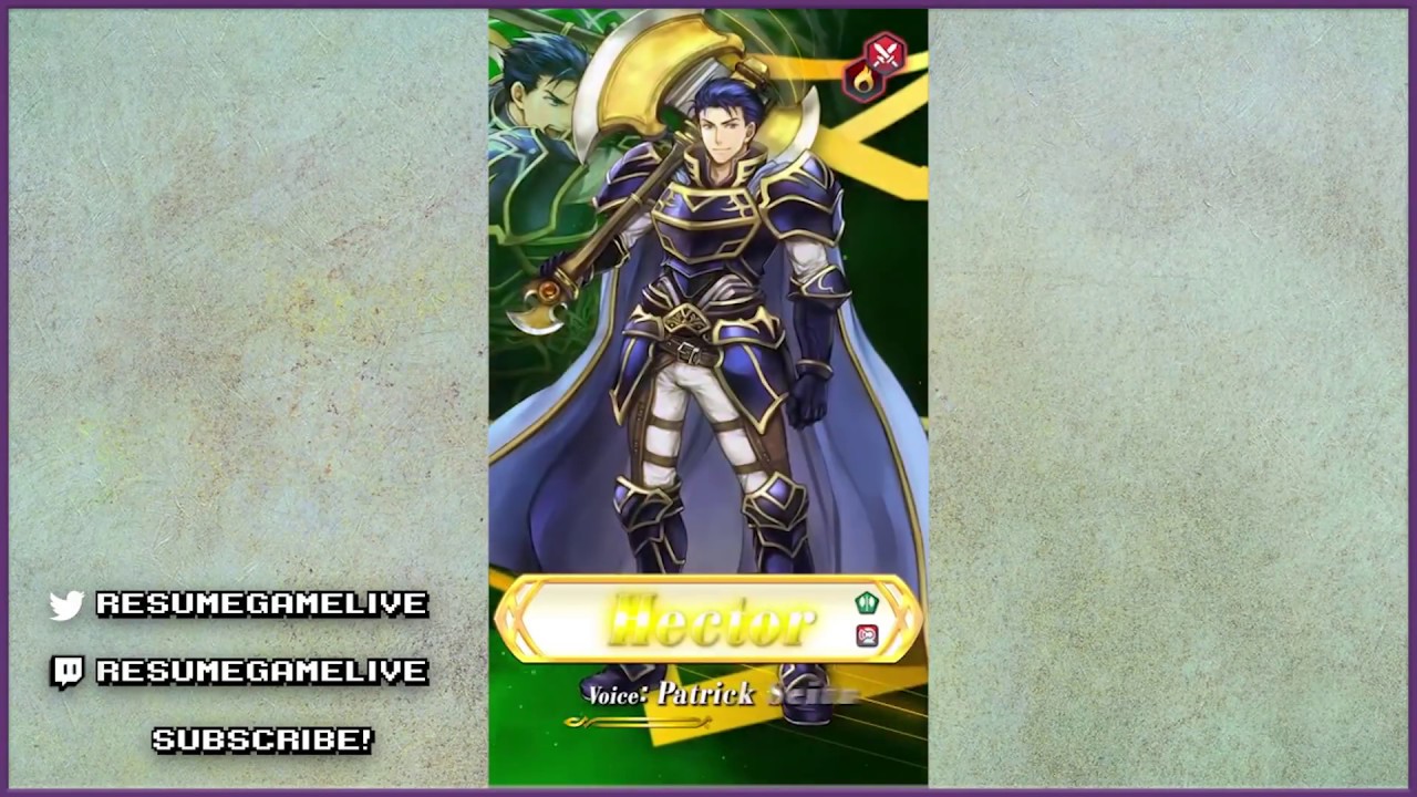 Legendary Hero: Hector - Marquess of Ostia [Fire Emblem Heroes]