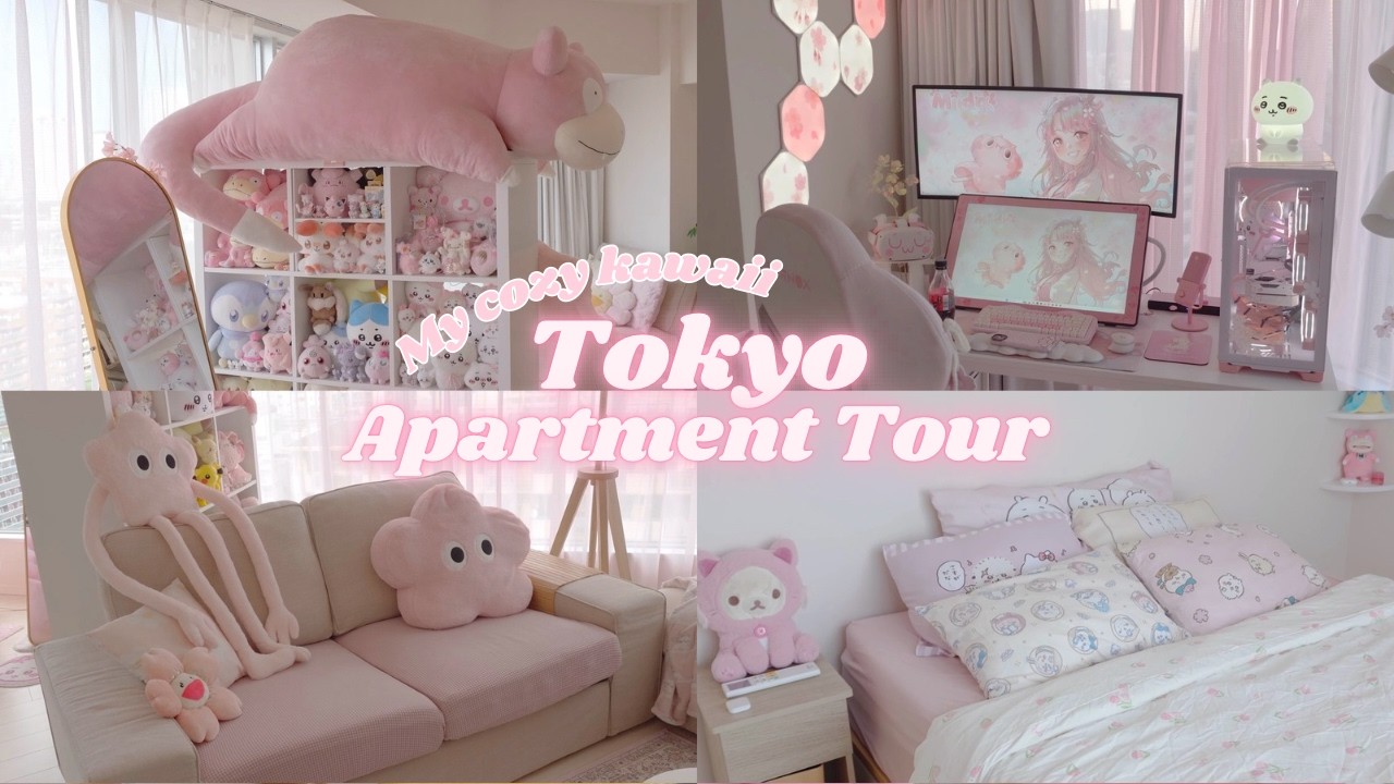 my cozy kawaii tokyo apartment tour 🌸 living in Japan
