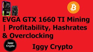 EVGA GTX 1660 TI Mining | Profitability, Hashrates & Overclocking