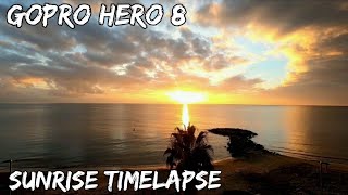 GoPro Hero 8 amazing sunrise timelapse