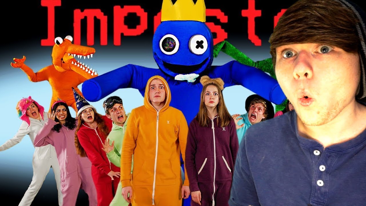 Rainbow Friends in Among Us @shilohandbros REACTION!