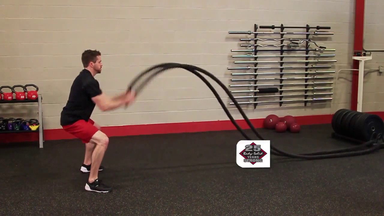 Body Solid Fitness Training Ropes Exercises YouTube