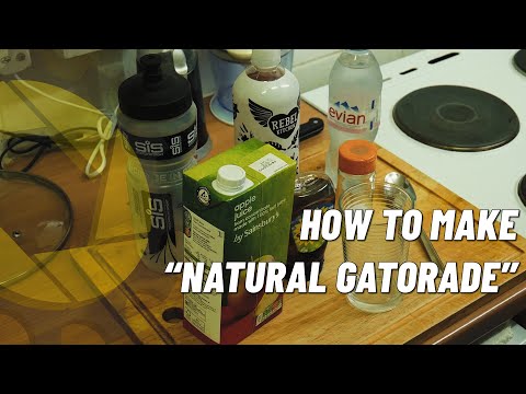 How to make a "natural Gatorade" electrolyte drink (in less than 3 minutes)