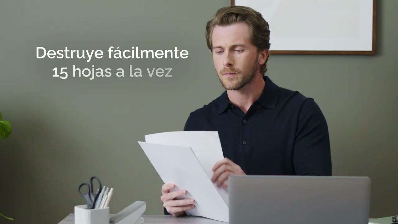 Fellowes Destructora 15C de corte en partículas para uso en escritorio