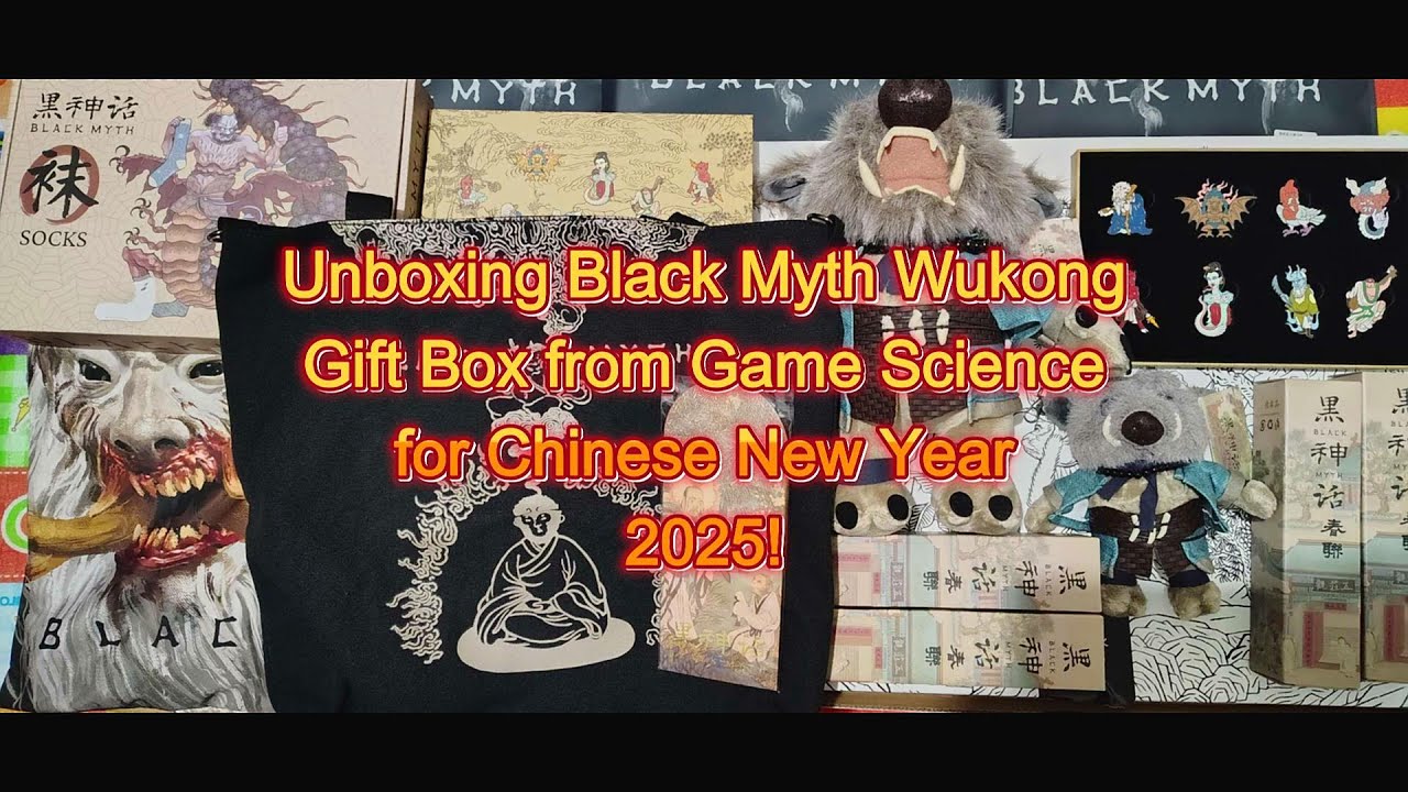 Unboxing Black Myth Wukong Merch (Gift Box) from Game Science for Chinese New Year 2025