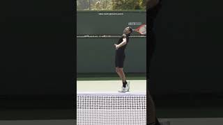 Hitting powerful serves with pronation! 💣