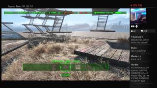 Fallout 4 Advanced Building Parthenon Part 2 LiveStream