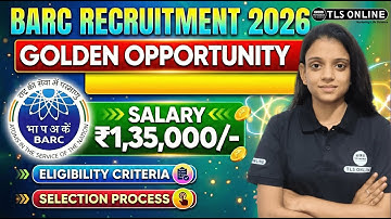 BARC OCES / DGFS Recruitment 2026 #barc #gatebiotechnology #csirnet #vacancy #tlsonline #education