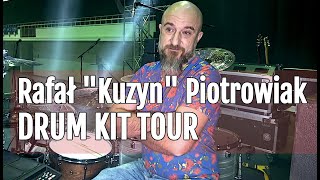 Video thumbnail of "Rafał "Kuzyn" Piotrowiak (Pidżama Porno) prezentuje swój zestaw perkusyjny"