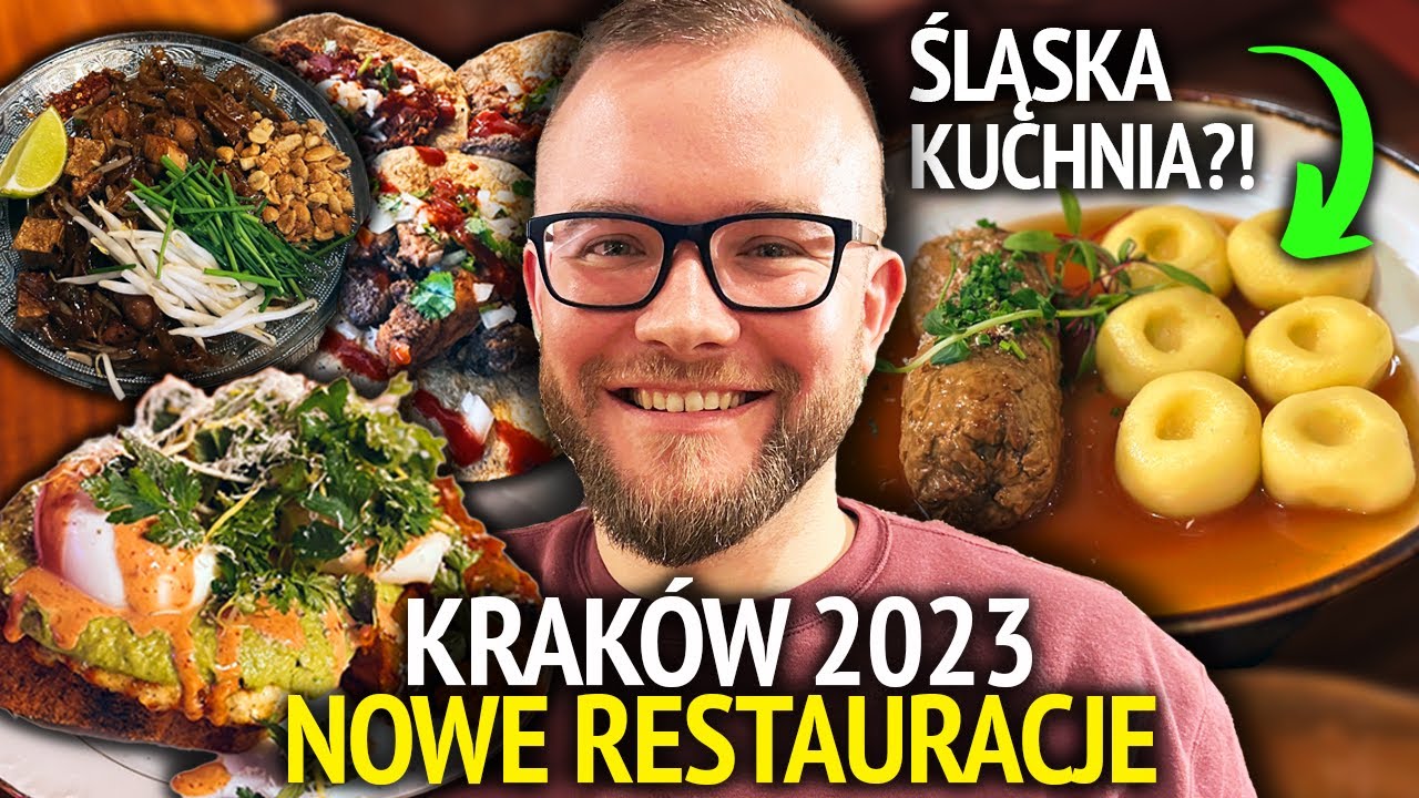 KRAKÓW 2023: NOWE RESTAURACJE - meksykańskie, azjatyckie i... śląskie jedzenie! | GASTRO VLOG 568