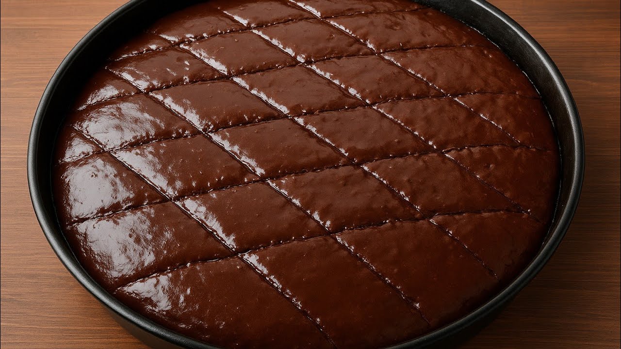 „Türkischer Schokoladenkuchen – so saftig, dass er im Mund schmilzt!“😍