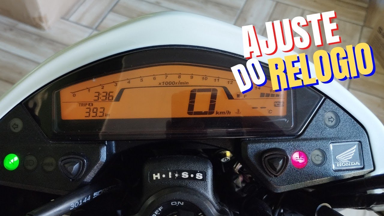 Como ajustar / configurar o relógio do painel da Hornet 2012 a 2014 🕟 ...