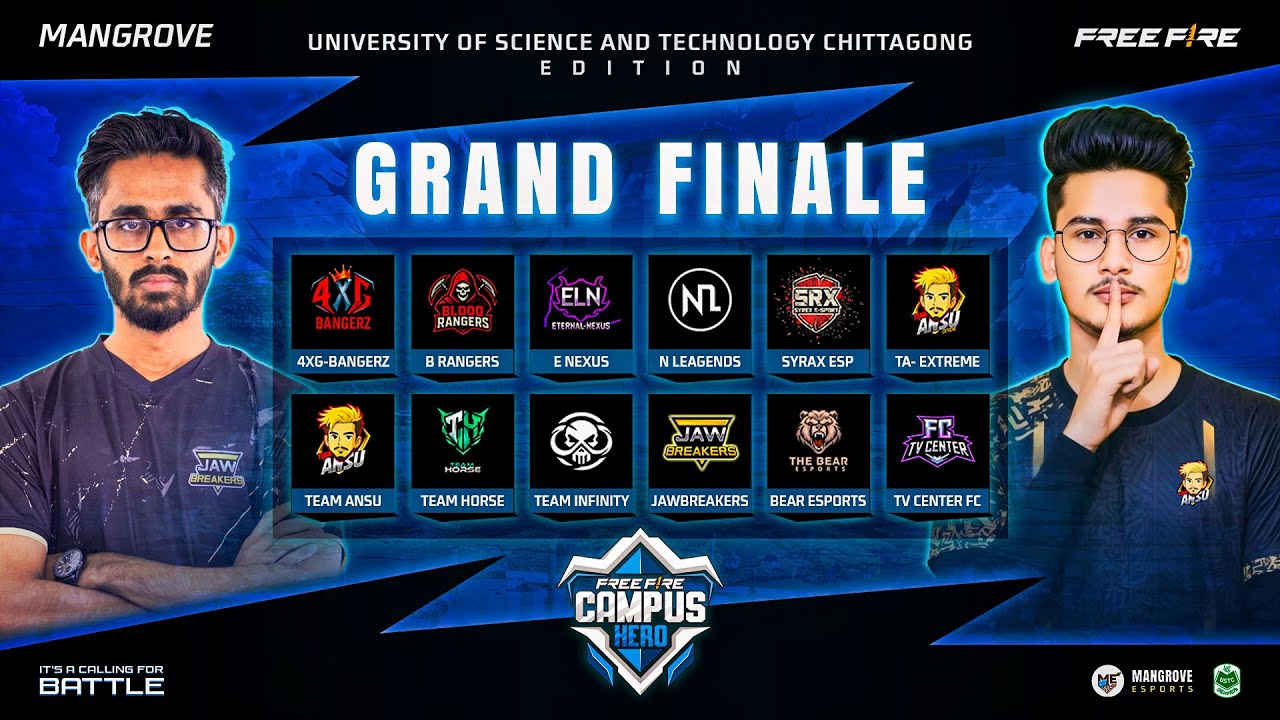 [🛑LIVE] FREE FIRE CAMPUS HERO:UNIVERSITY OF SCIENCE & TECHNOLOGY CHITTAGONG|LAN FINALS|