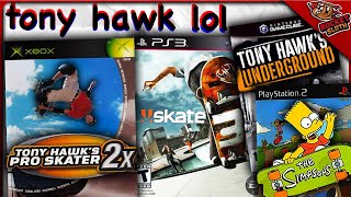 skateboarding games over the years... screenshot 3