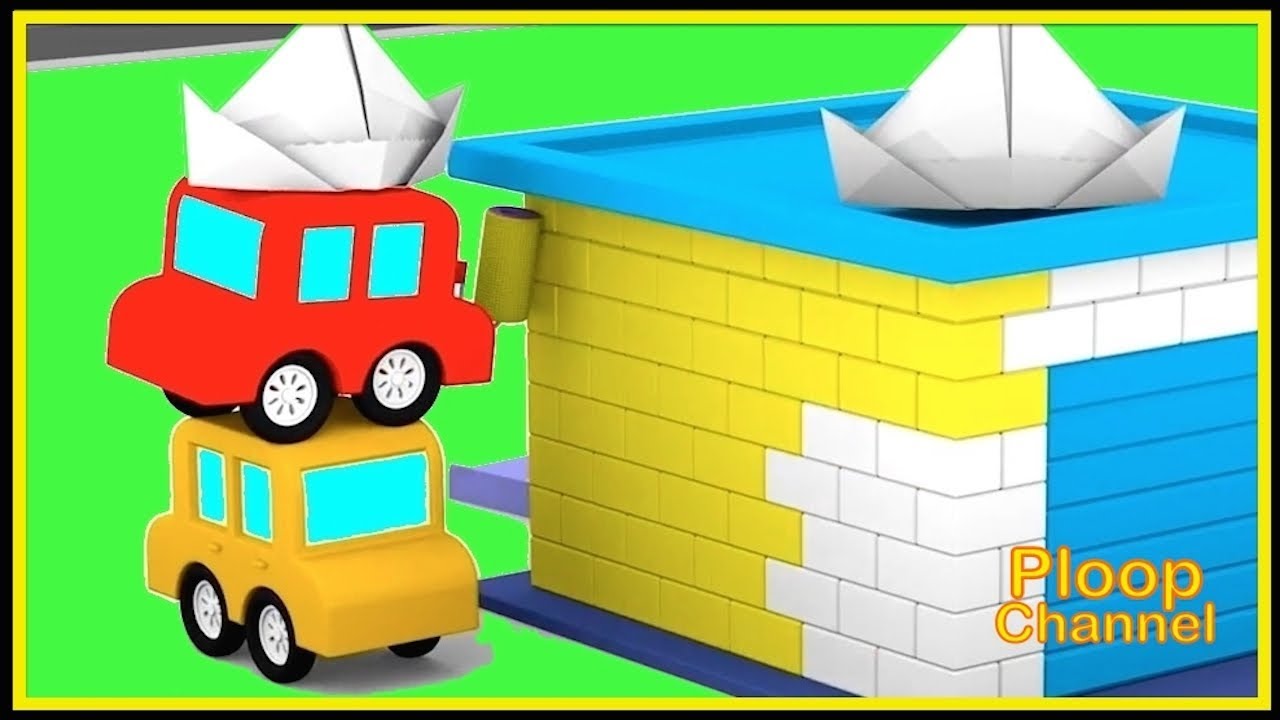 PAINTING CARS! Cartoon Cars Videos for Kids. Cartoons for Children
