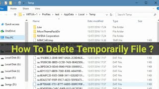 laptop pc faltu files delete kaise kare ? | temporary files windows 10 delete
