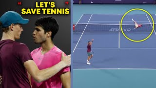 The "Alcaraz vs. Sinner" Rivalry SAVED Tennis' Future (ANIMALISTIC RALLIES)