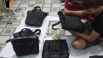 CÔNG TY sản xuất TÚI XÁCH DA CÁ SẤU ở TP. Hồ Chí Minh - XƯỞNG TÚI XÁCH DA CÁ SẤU KONAVIS