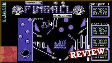 Advanced Pinball Simulator - on the Commodore 64 !! with Commentary