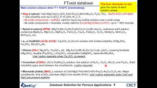 [ENG] Pyrometallurgy EX 2) Database Selection