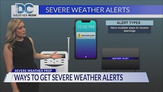 Severe Weather Prep: How to receive severe weather alerts