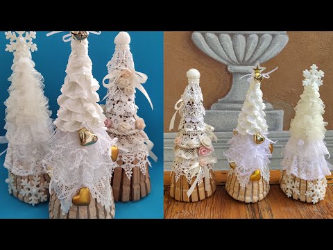 Video: Albero Di Natale Fai Da Te In Stile Carciofo Fatto Di Nastri