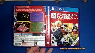 Atari Flashback Classics Volume 2 Unboxing Blue Label Complete PS4