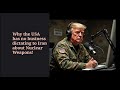 Why the USA has no business dictating to Iran about Nuclear Weapons! (It's too late! Trump did it!)