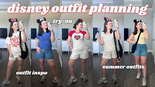 DISNEY WORLD OUTFIT PLANNING! how I plan my outfits for Disney, try-on, summer outfit inspo!