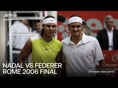 When Rafa Nadal & Roger Federer Went 5-Sets In Rome | Rome 2006