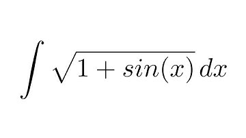 (Method 2) Integral of sqrt(1+sin(x)) (trigonometric identities + substitution)