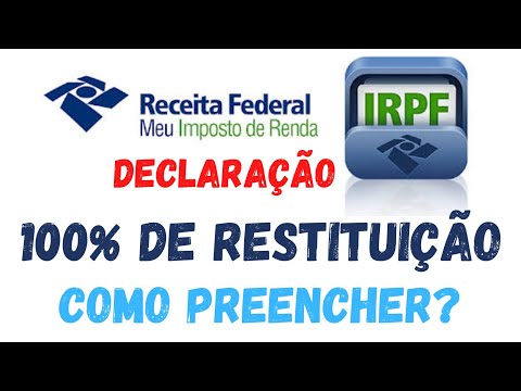 Vídeo: Como Preencher Uma Declaração De Imposto Para Uma Restituição De Imposto