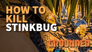 How to kill Stinkbug Grounded (Gas Protection Item)