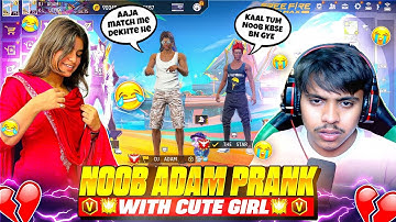 Noob Prank With Random Wolrdchat Hip Hop Girl 😤 V Badge आ Gya सामने 😱 Garena Free Fire 🔥 Kaal Yt