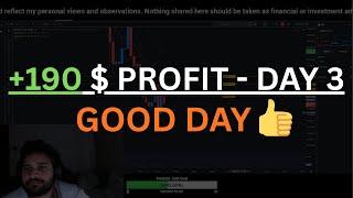 BitCoin Trading Journey Day 2 | 190$ Profit 100X Chanllege #bitcoin #ethereum #trading #daily