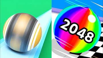 Ball Run 2048 vs Action Ball - All Levels SpeedRun Android iOS Gameplay Ep-41