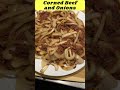 Corned Beef and Onions   #shorts