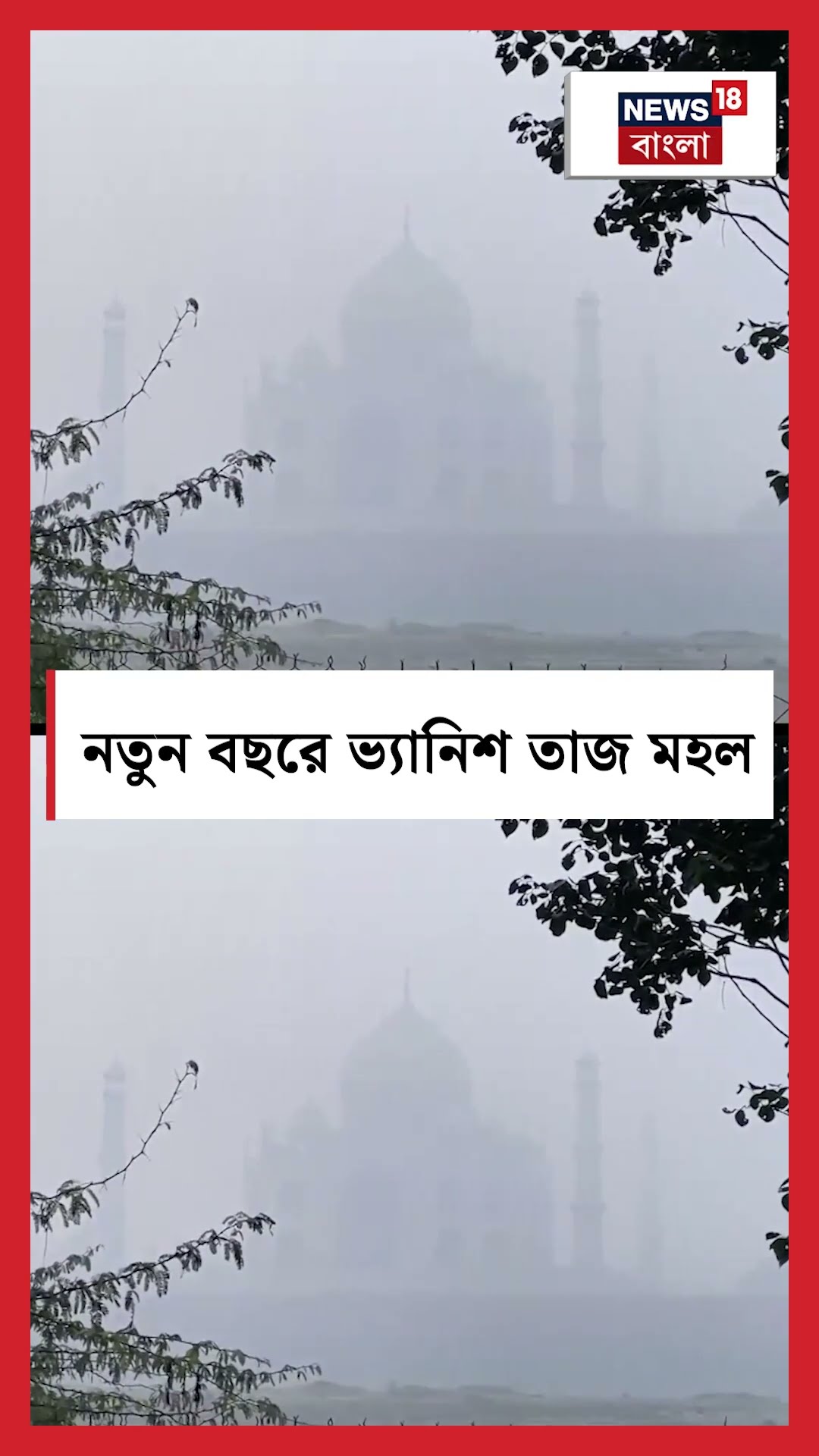 নতুন বছরে ভ্যানিশ Taj Mahal | N18S #shorts